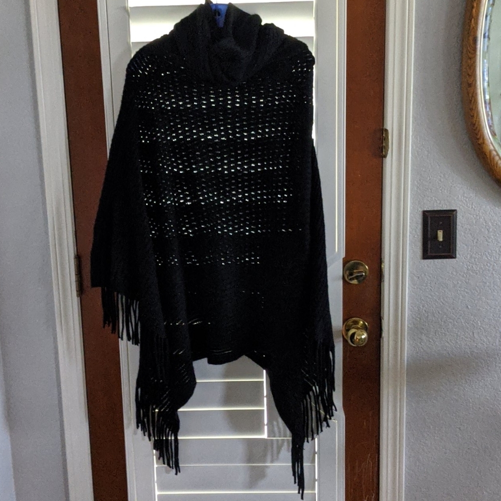 BCBG MaxAzria turtleneck poncho